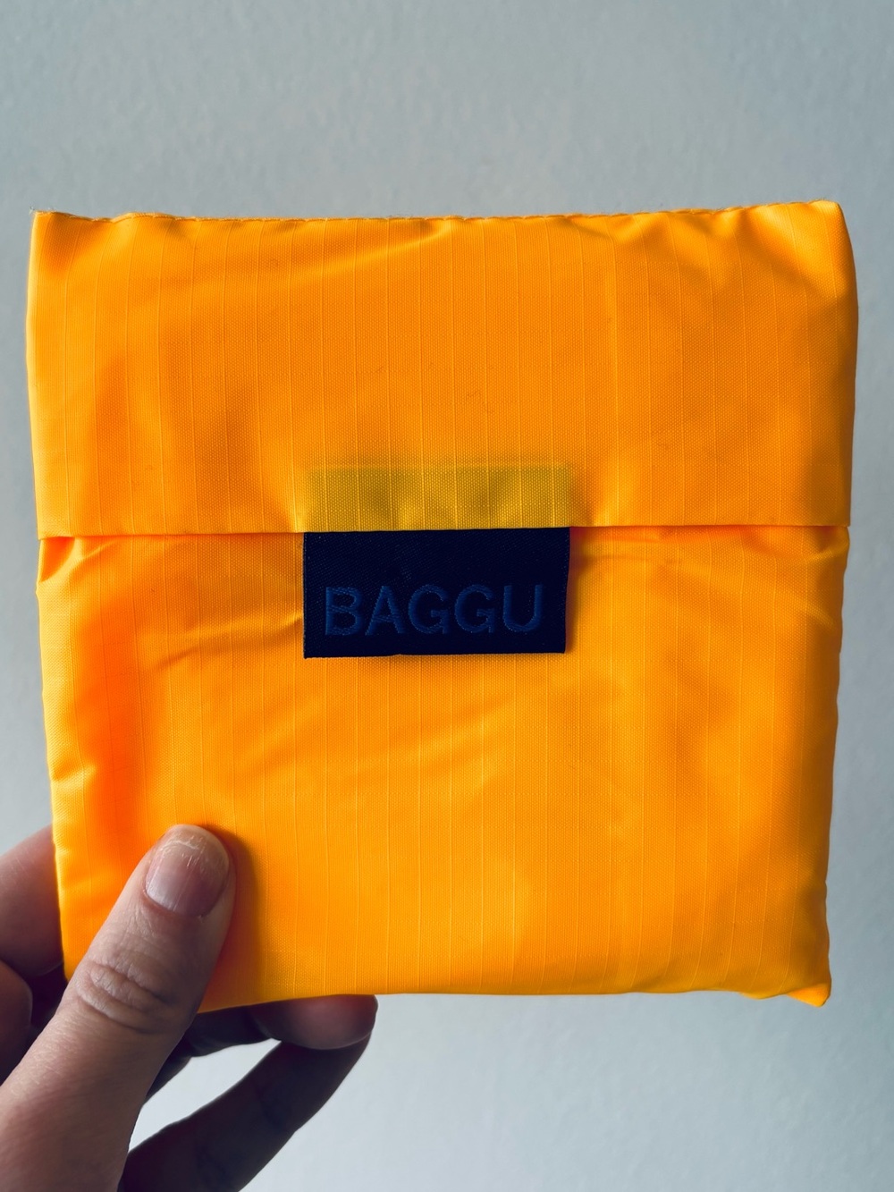 BAGGU Reusable Tote - Standard Size - Bright Yellow - New
